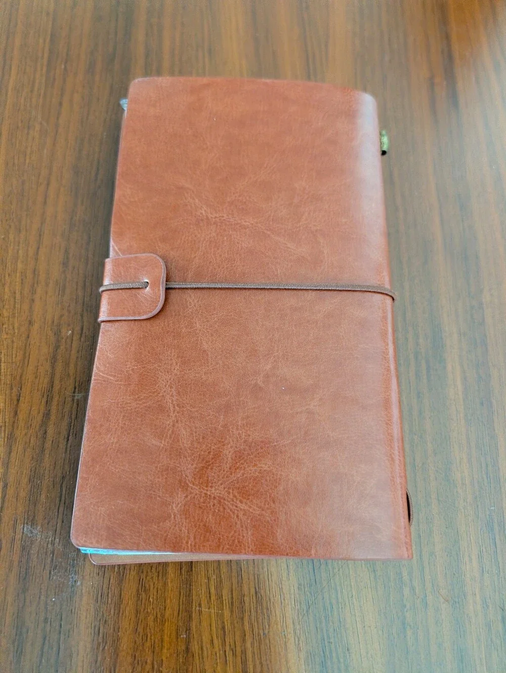 Leather Journal Cover for To My Son Brown